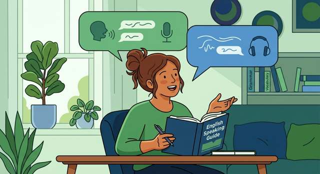 Practicing spoken English at home