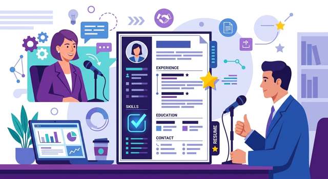 Professional CV resume document